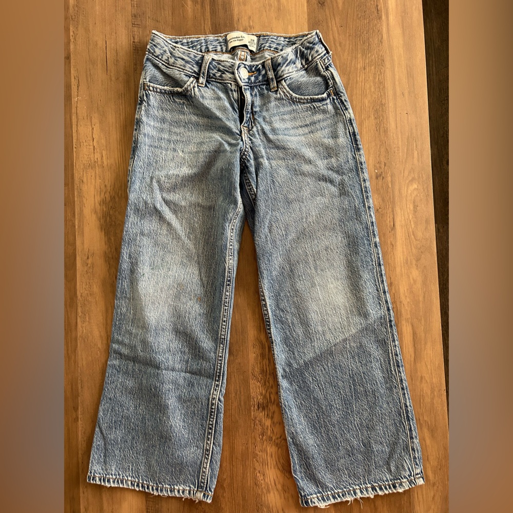 Abercrombie Kids Blue Relaxed Fit Jeans